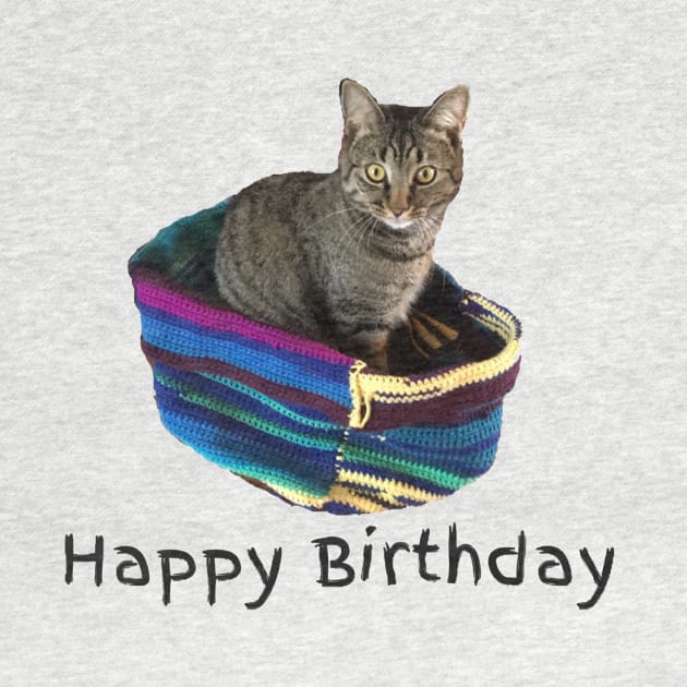 Happy Birthday Kitty in a Basket by Amanda1775